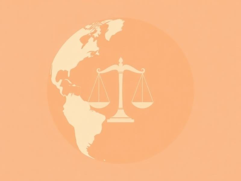 Global legal framework illustration